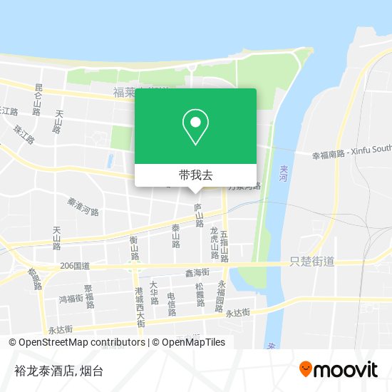 裕龙泰酒店地图