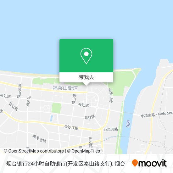 烟台银行24小时自助银行(开发区泰山路支行)地图