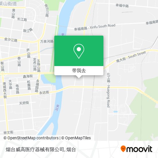烟台威高医疗器械有限公司地图