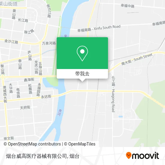 烟台威高医疗器械有限公司地图