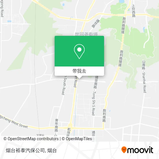 烟台裕泰汽保公司地图