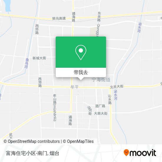 富海住宅小区-南门地图
