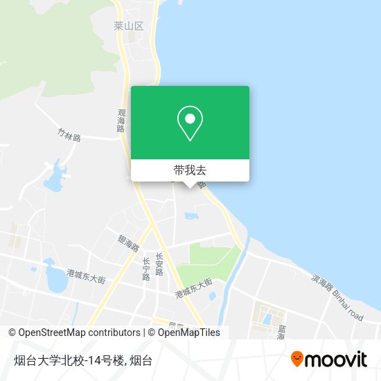 烟台大学北校-14号楼地图