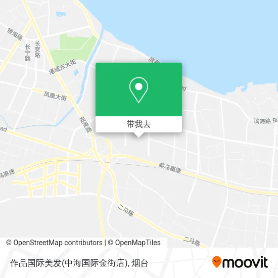 作品国际美发(中海国际金街店)地图