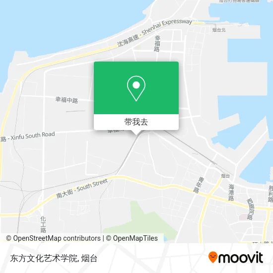 东方文化艺术学院地图