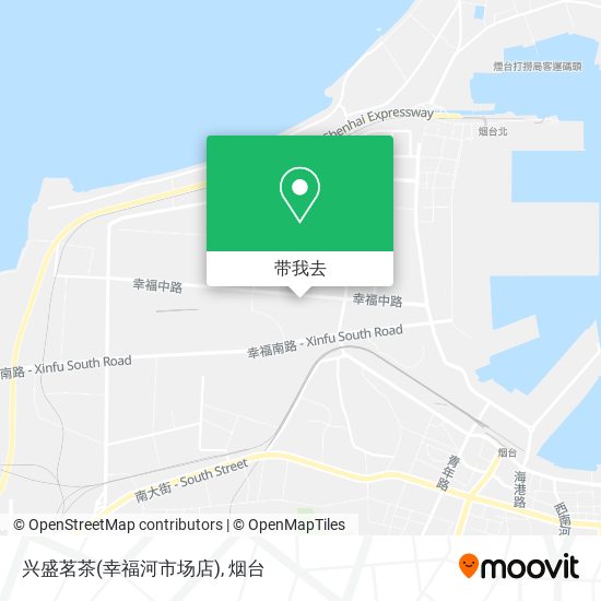 兴盛茗茶(幸福河市场店)地图