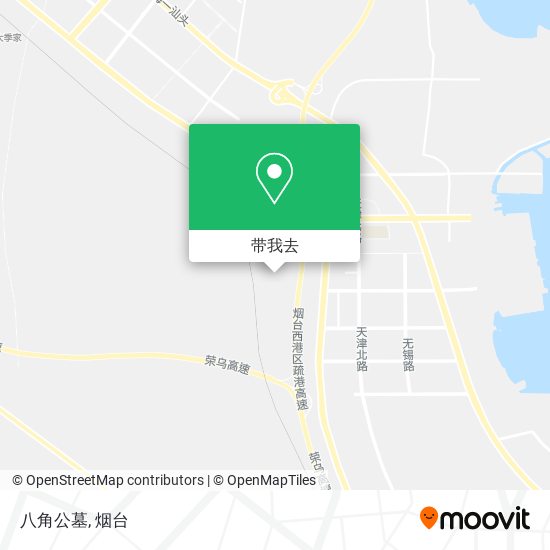 八角公墓地图