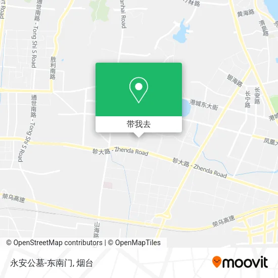 永安公墓-东南门地图