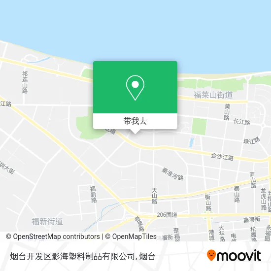烟台开发区影海塑料制品有限公司地图