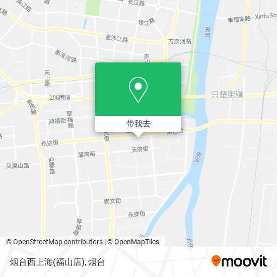 烟台西上海(福山店)地图