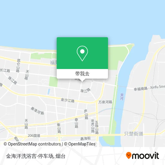金海洋洗浴宫-停车场地图