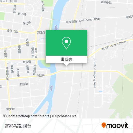 宫家岛路地图