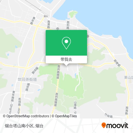烟台塔山南小区地图