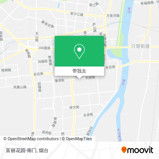 富丽花园-南门地图