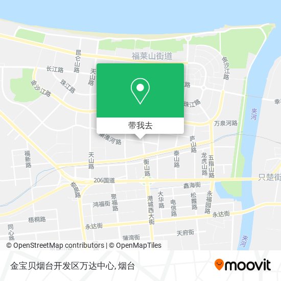 金宝贝烟台开发区万达中心地图