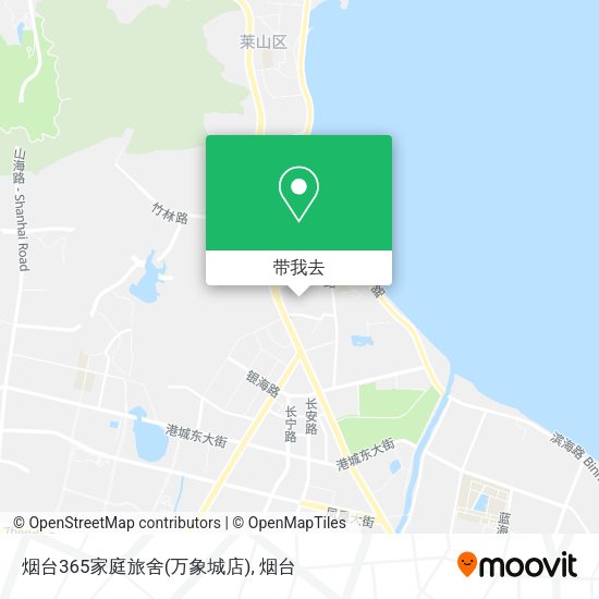烟台365家庭旅舍(万象城店)地图