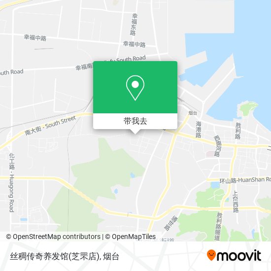 丝稠传奇养发馆(芝罘店)地图