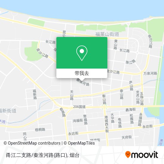 甬江二支路/秦淮河路(路口)地图