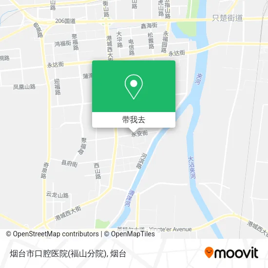 烟台市口腔医院(福山分院)地图