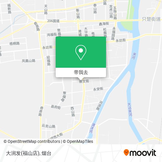 大润发(福山店)地图