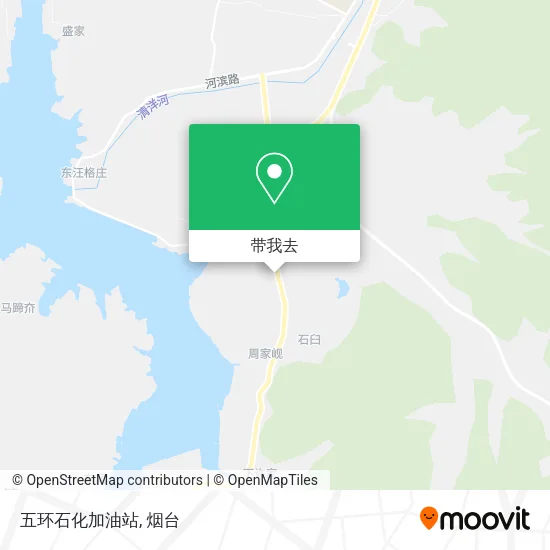 五环石化加油站地图