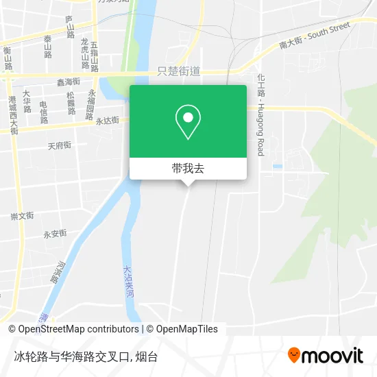 冰轮路与华海路交叉口地图