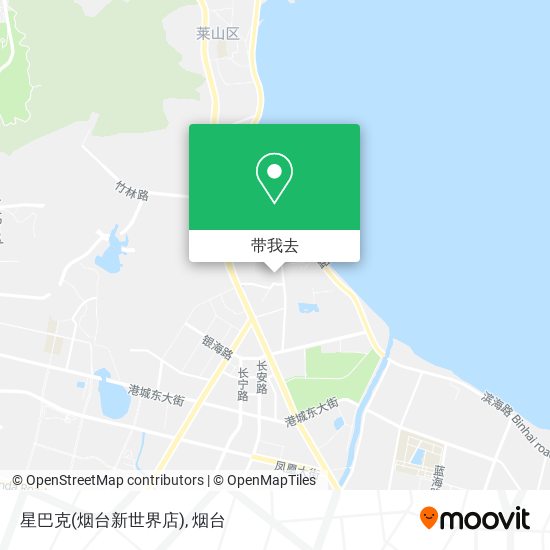 星巴克(烟台新世界店)地图