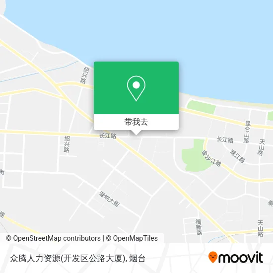 众腾人力资源(开发区公路大厦)地图