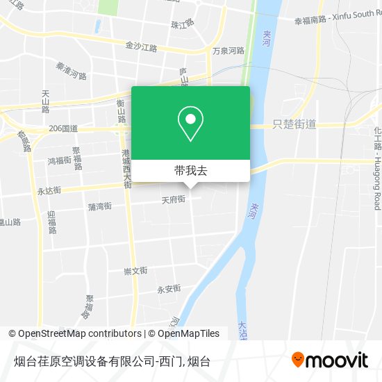 烟台荏原空调设备有限公司-西门地图