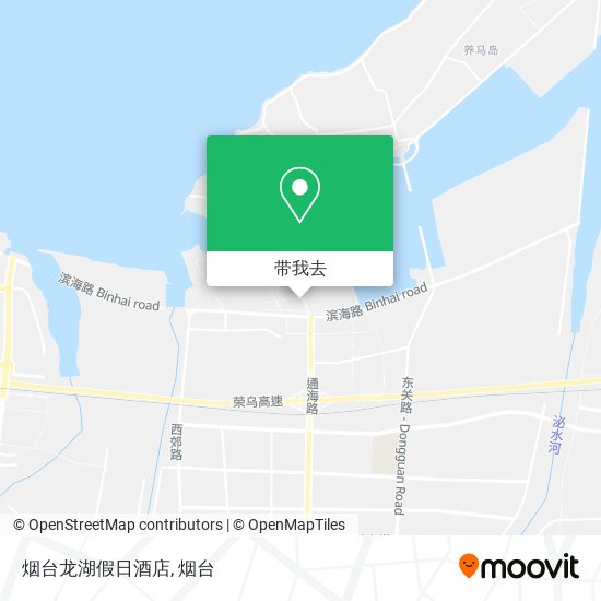 烟台龙湖假日酒店地图