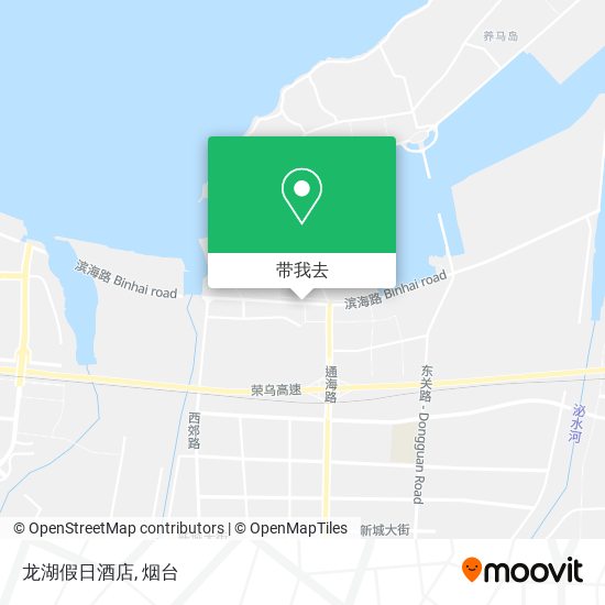 龙湖假日酒店地图
