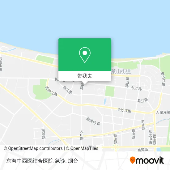 东海中西医结合医院-急诊地图