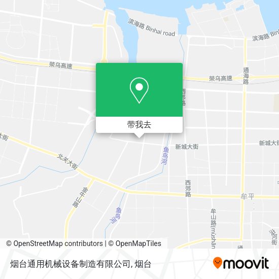 烟台通用机械设备制造有限公司地图