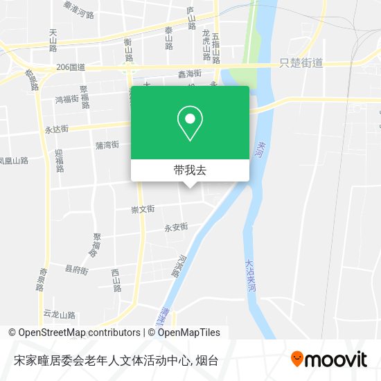 宋家疃居委会老年人文体活动中心地图