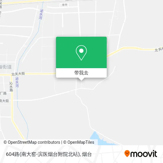 604路(南大窑-滨医烟台附院北站)地图