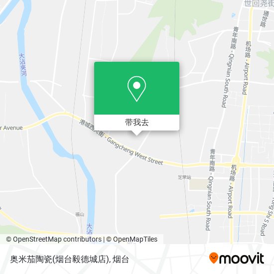 奥米茄陶瓷(烟台毅德城店)地图