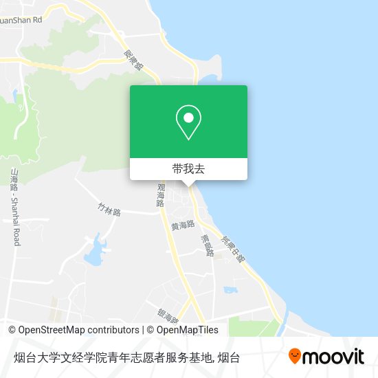 烟台大学文经学院青年志愿者服务基地地图