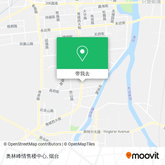 奥林峰情售楼中心地图