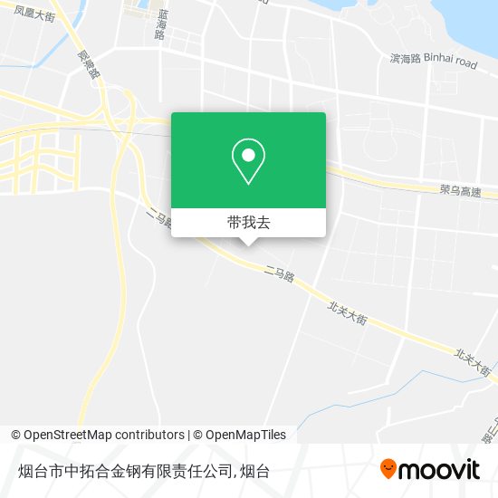 烟台市中拓合金钢有限责任公司地图