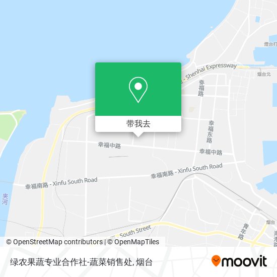 绿农果蔬专业合作社-蔬菜销售处地图