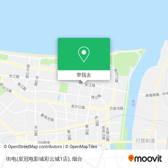 街电(皇冠电影城彩云城1店)地图