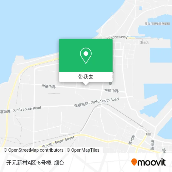 开元新村A区-8号楼地图