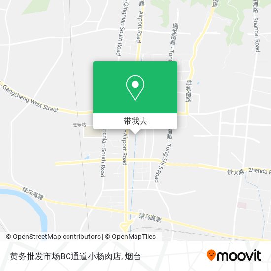黄务批发市场BC通道小杨肉店地图