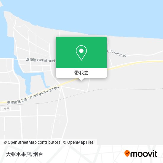 大张水果店地图
