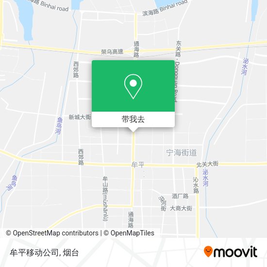 牟平移动公司地图