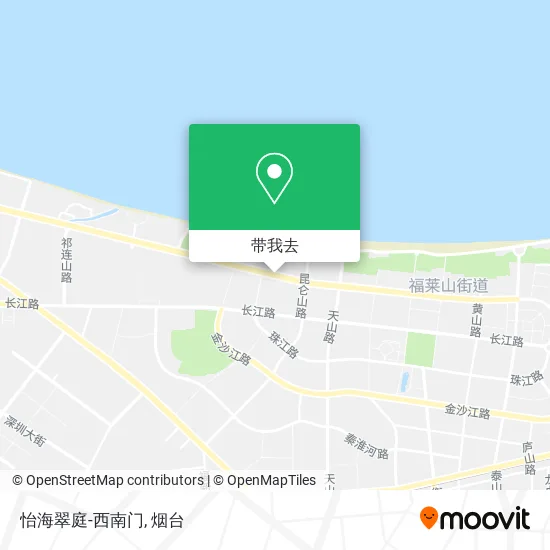 怡海翠庭-西南门地图