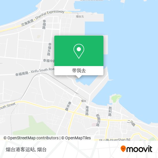 烟台港客运站地图