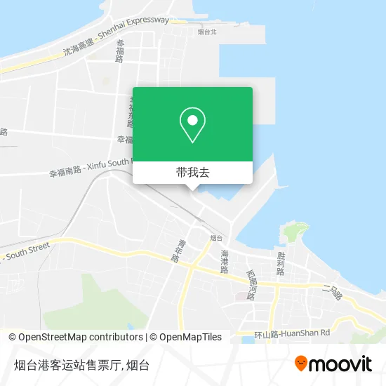 烟台港客运站售票厅地图