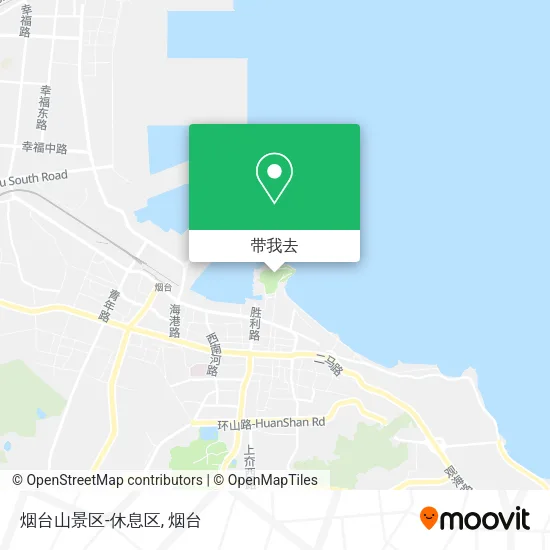 烟台山景区-休息区地图