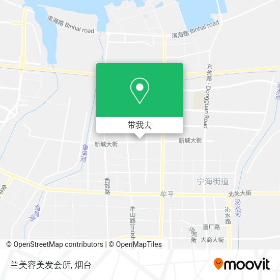 兰美容美发会所地图